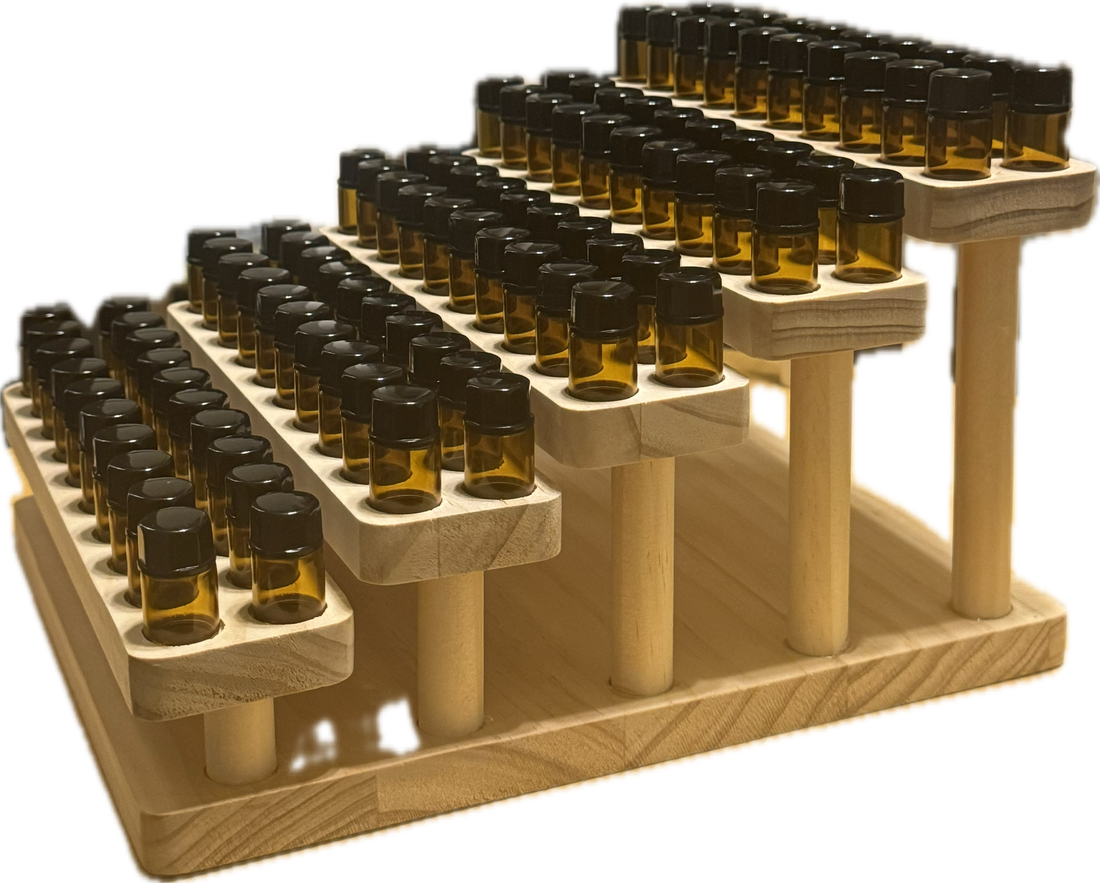 Fragrance oil rack